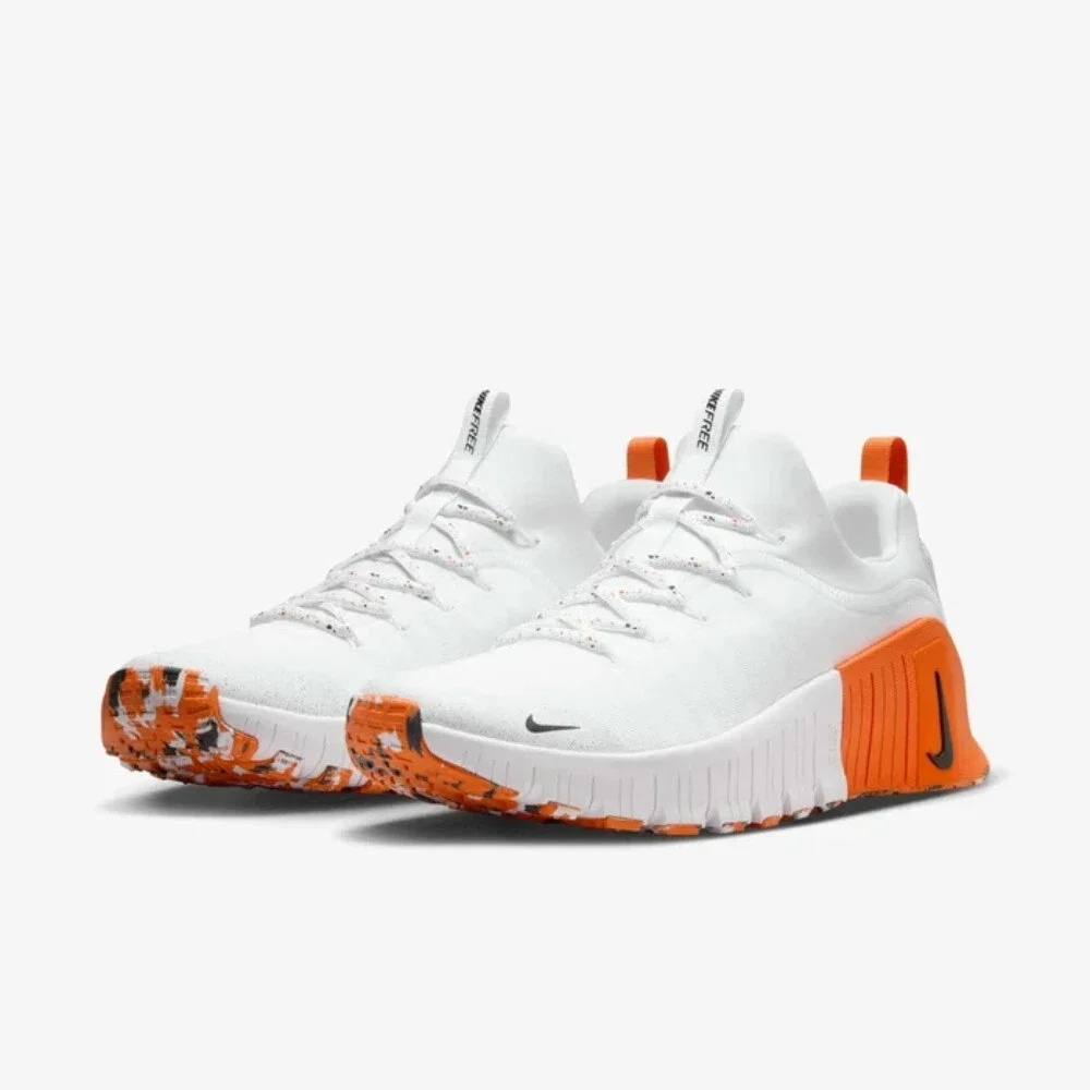 Nike Free Metcon 6 FJ7127-106 Sneaker Mens 13 White Orange Workout Shoes RHS9395